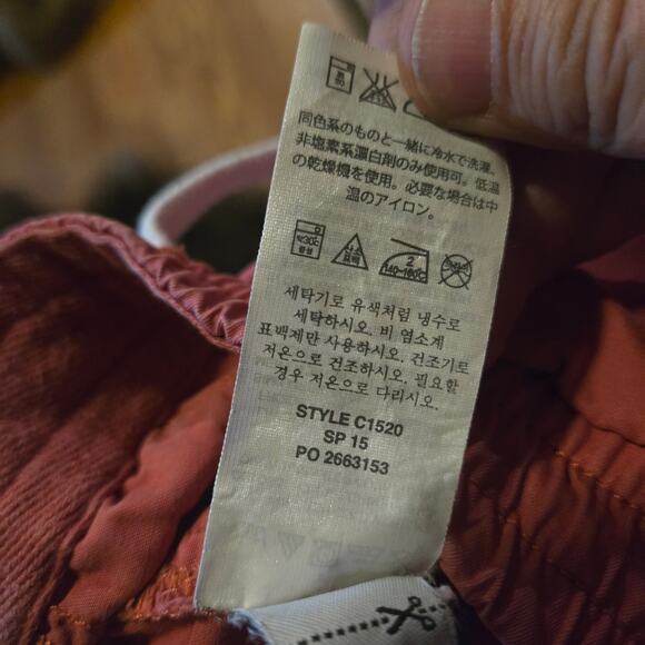 J.Crew Red Cotton Pull-On Shorts Size Small - Picture 6 of 8